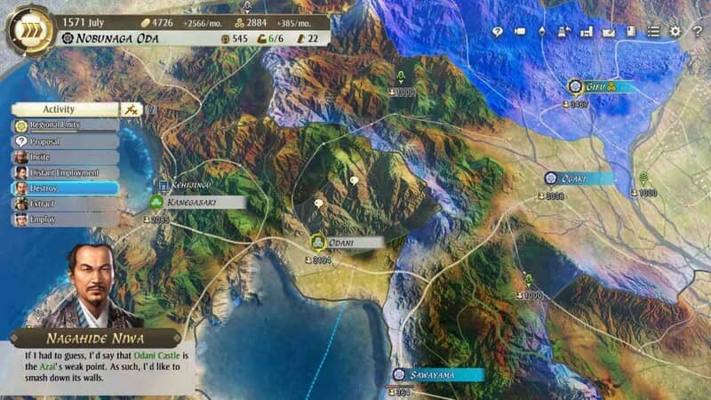 Nobunaga’s Ambition Awakening ngoại giao và quản trị Tương tác ngoại giao giữa các lãnh chúa thời Nobunaga