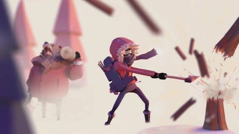 "Tính năng phản bội trong Project Winter gameplay" "Cảnh hành động kẻ phản bội trong Project Winter"