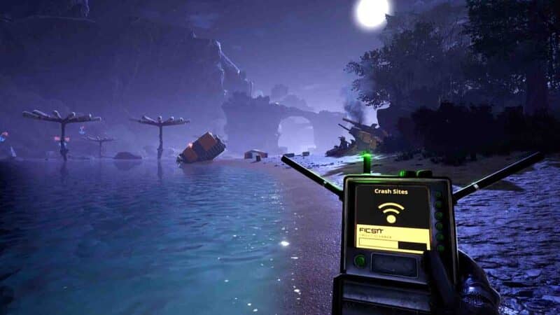 Khám phá hành tinh lạ trong Satisfactory gameplay khám phá thế giới mở alien planet Satisfactory