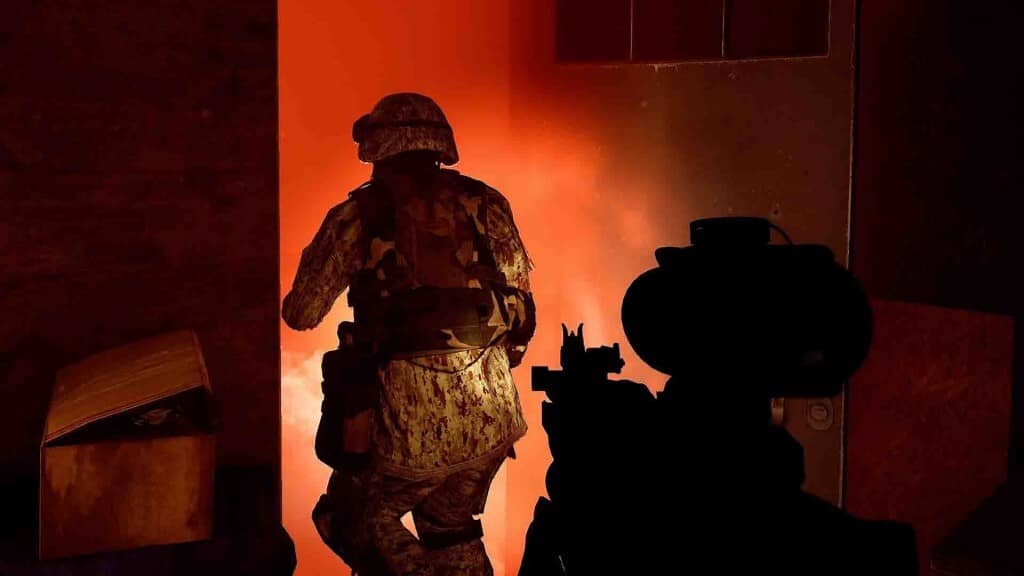 Six Days in Fallujah Co-op Tactical Gameplay Phối hợp đội hình trong Six Days in Fallujah, tiêu diệt địch