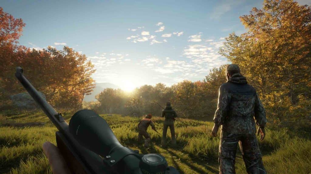 Chơi online co-op 8 người trong theHunter Call of the Wild Chế độ chơi co-op online 8 người trong theHunter Call of the Wild