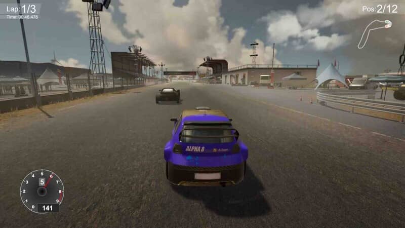 Camera góc nhìn thứ nhất trong Track Masters Pro gameplay Góc nhìn lái xe thứ nhất Track Masters Pro – cảm giác chân thực trên đường đua