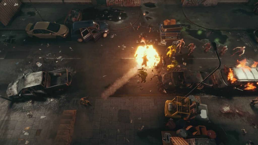 Đối mặt zombie và sử dụng vũ khí trong ZOMBIE RAID Vũ khí và zombie trong ZOMBIE RAID No One Survives