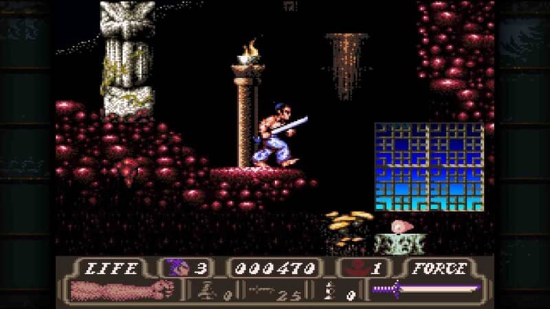 "Khám phá những màn chơi độc đáo và hiệu ứng ấn tượng của Beat Em Up Collection QUByte Classics" "Beat Em Up Collection QUByte Classics: Cận cảnh gameplay trong hang động với hiệu ứng môi trường đặc biệt"