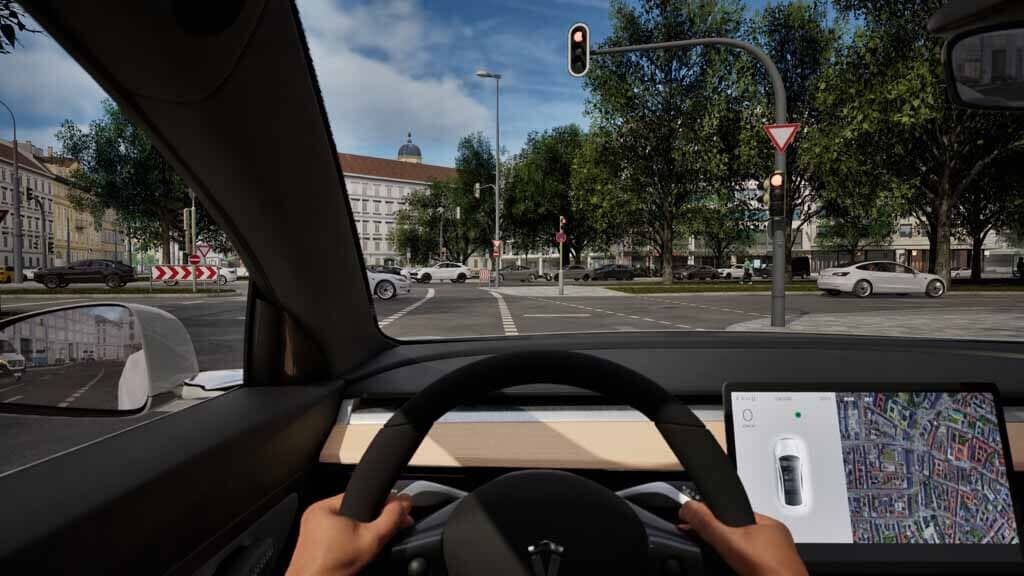 CityDriver - Góc nhìn buồng lái chân thực Nội thất xe chi tiết trong CityDriver