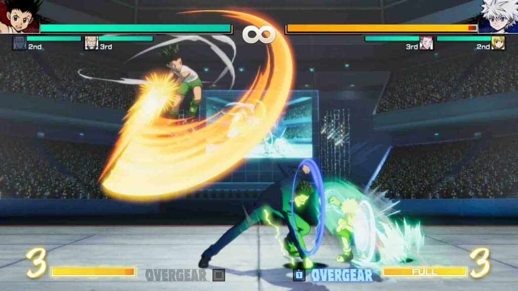 Gameplay HUNTER HUNTER NEN IMPACT, nhân vật Hisoka Morow tung ra đòn tấn công hiểm hóc với ảo ảnh.