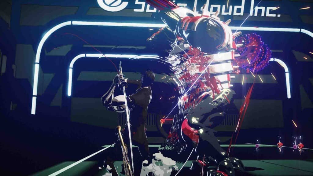 Trận đấu kịch tính của Mondo Zappa trong Killer is Dead Nightmare Edition Mondo Zappa và Vivienne Swordcut trong trận chiến tay đôi với kiếm ánh sáng Killer is Dead Nightmare Edition