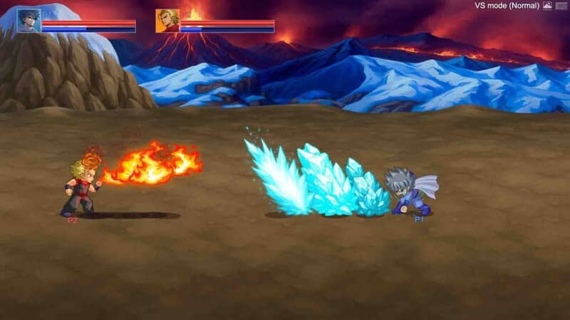 LF2 Remastered – Đối đầu nảy lửa giữa lửa và băng, khám phá bản full miễn phí trên TmhGames. Little Fighter 2 Remastered: Pha solo đỉnh cao giữa Firen và Freeze trên nền núi lửa băng giá – Download game PC miễn phí TmhGames.