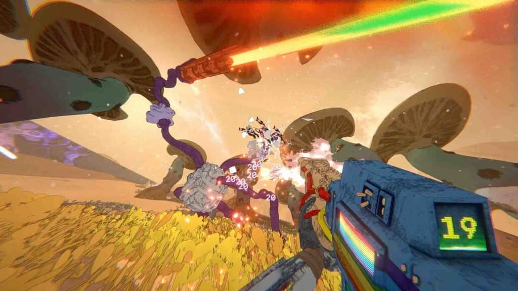 Mycopunk: Những pha hành động kịch tính và hiệu ứng mãn nhãn Mycopunk gameplay | Bắn súng tốc độ cao trong môi trường nấm