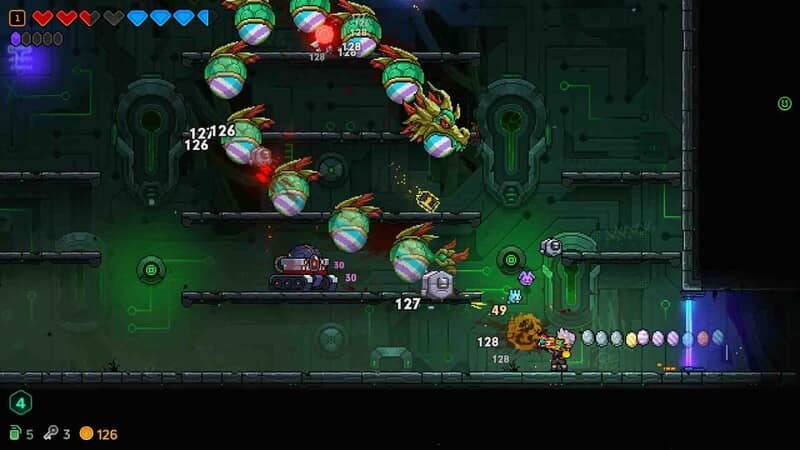 Neon Abyss 2 Đại Chiến Trùm: Đối mặt với con rồng máy khổng lồ và đàn tay sai "khó nhằn". Trùm Rồng "khủng bố" trong Neon Abyss 2: Cuộc chiến sống còn với boss hoành tráng, đầy thử thách tại TmhGames.