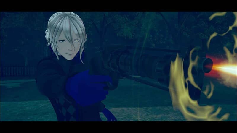 Gameplay điều tra và hành động gay cấn của AI THE SOMNIUM FILES Đặc vụ Kaname Date trong pha hành động kịch tính của No Sleep For Kaname Date