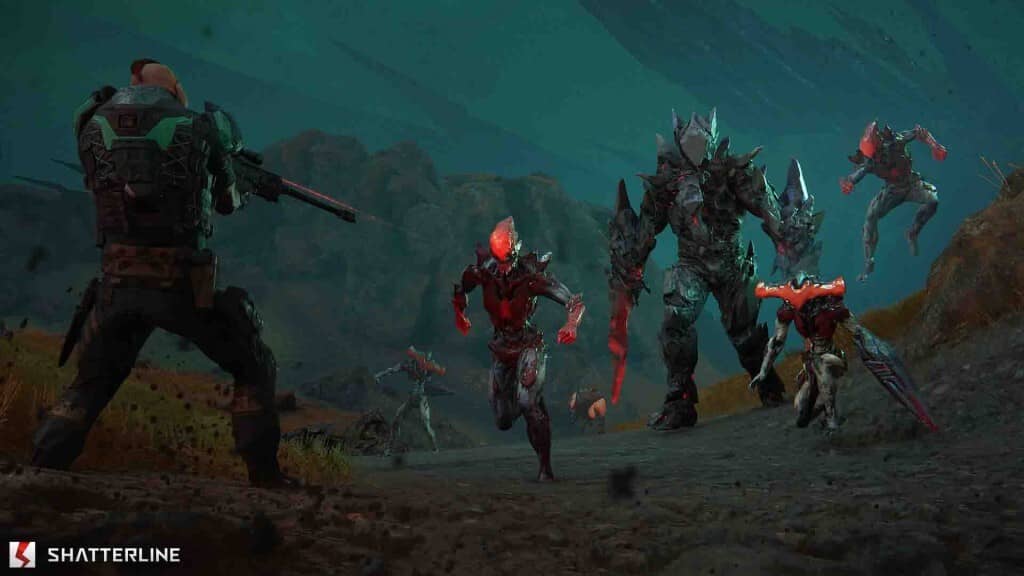 Shatterline – Thử thách sinh tồn và tiêu diệt kẻ thù trong game. Shatterline PvE – Người chơi đối đầu với nhiều quái vật và boss trong chế độ Expedition.