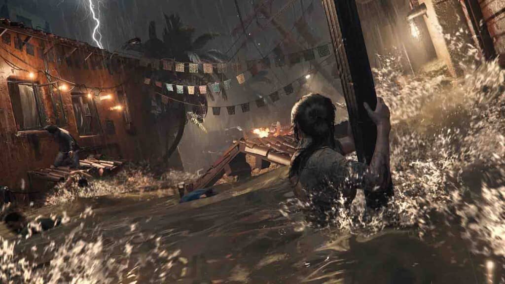 Khám phá môi trường đa dạng trong Tomb Raider Definitive Edition: Từ rừng rậm đến đáy biển. Lara Croft lặn dưới nước khám phá xác tàu đắm trong khung cảnh khắc nghiệt của Tomb Raider Definitive Edition.
