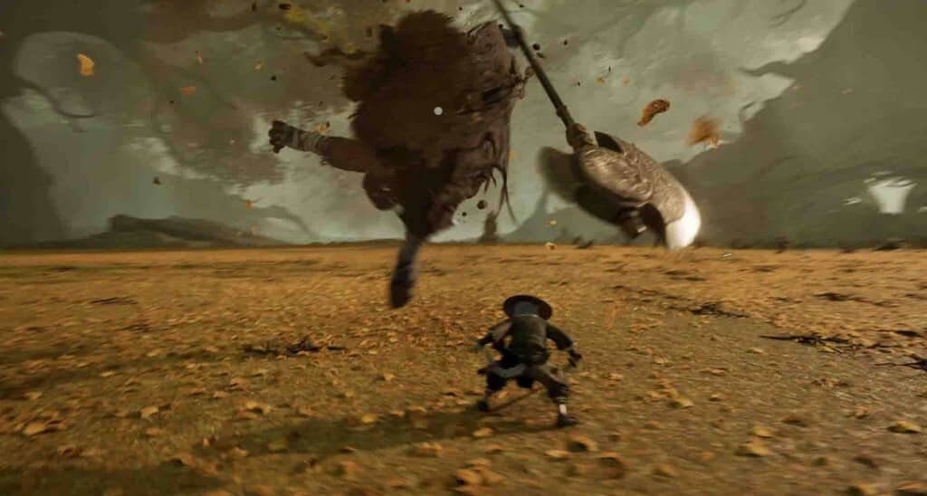 Twelves Shadow Đánh Boss – Trải nghiệm những pha combat nảy lửa và đầy chiến thuật. Twelves Shadow: Khoảnh khắc hành động gay cấn của nhân vật chính khi đối mặt với kẻ thù to lớn, thể hiện độ khó và thử thách của game.