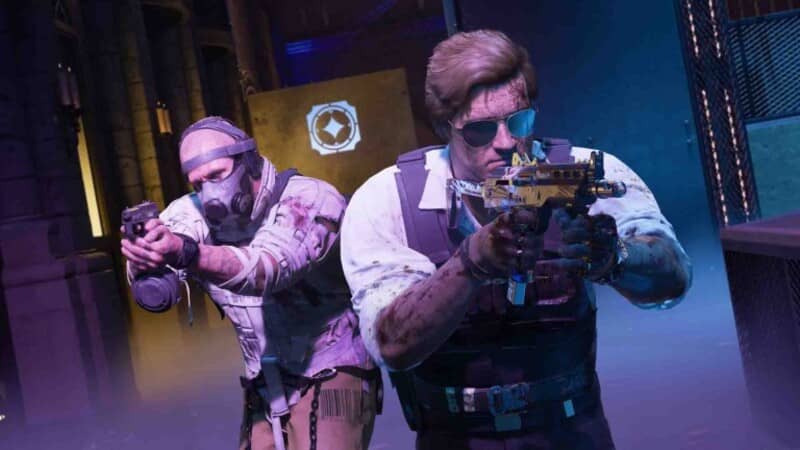 Nhiệm vụ bí mật trong Call of Duty Black Ops 6 Hai đặc vụ đang truy quét mục tiêu trong Call of Duty Black Ops 6