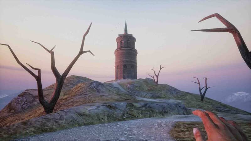 Caput Mortum gameplay tháp cổ – tải miễn phí PC Caput Mortum gameplay ngoài trời với tháp cổ và môi trường u tối, tải Caput Mortum full PC