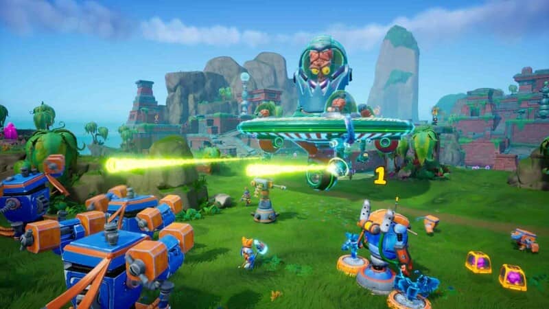 Chip n Clawz - Gameplay chiến đấu chip n clawz vs the brainioids chien dau