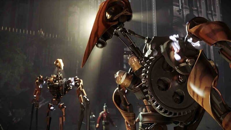 robot dong ho trong dishonored 2