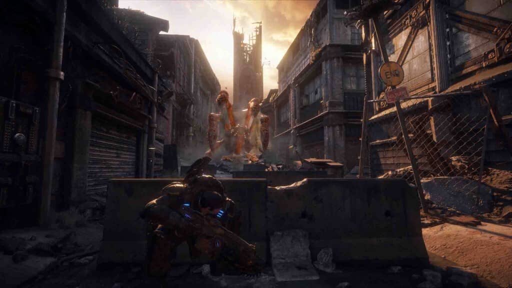 Trải nghiệm chiến đấu đỉnh cao Gears of War Reloaded 2025 Gameplay Gears of War Reloaded 2025 chế độ chiến đấu kịch tính trong thành phố hoang tàn