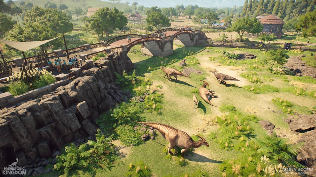 Gameplay PREHISTORIC KINGDOM - Xây dựng công viên khủng long cong vien khung long trong prehistoric kingdom