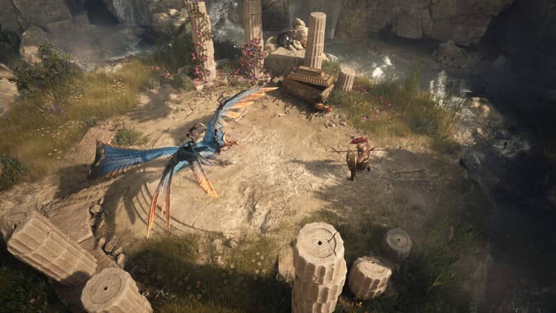 Đối đầu với sinh vật thần thoại trong Titan Quest II gameplay Titan Quest II - Combat - Quái vật thần thoại - Ruin