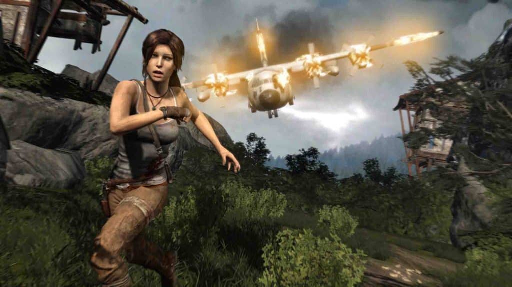 Lara Croft đối mặt với nguy hiểm trong game Tomb Raider GOTY bản full PC lara-croft-chay-tron-may-bay-tomb-raider-goty