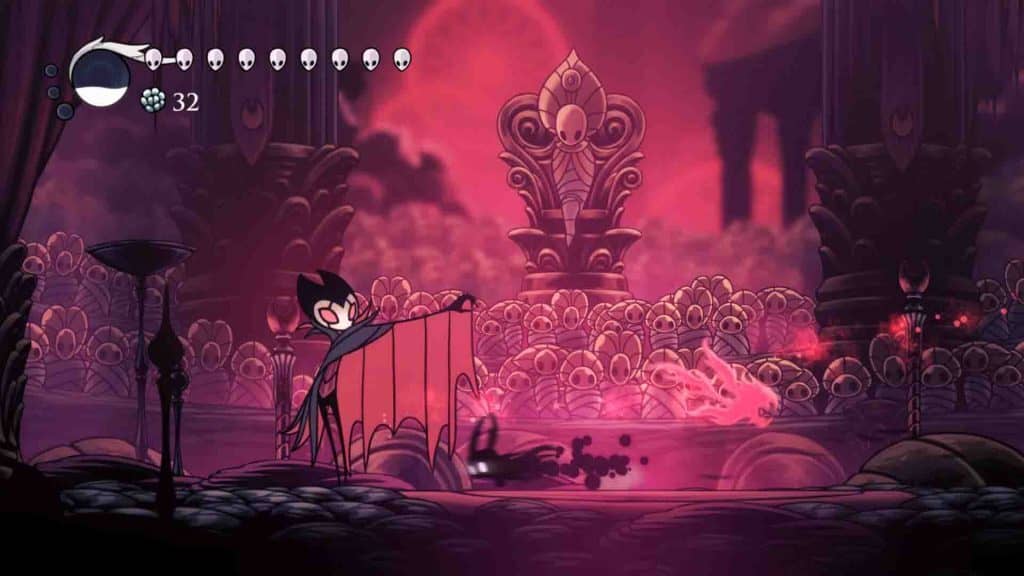 Hiệp sĩ gặp Quirrel trong Hollow Knight