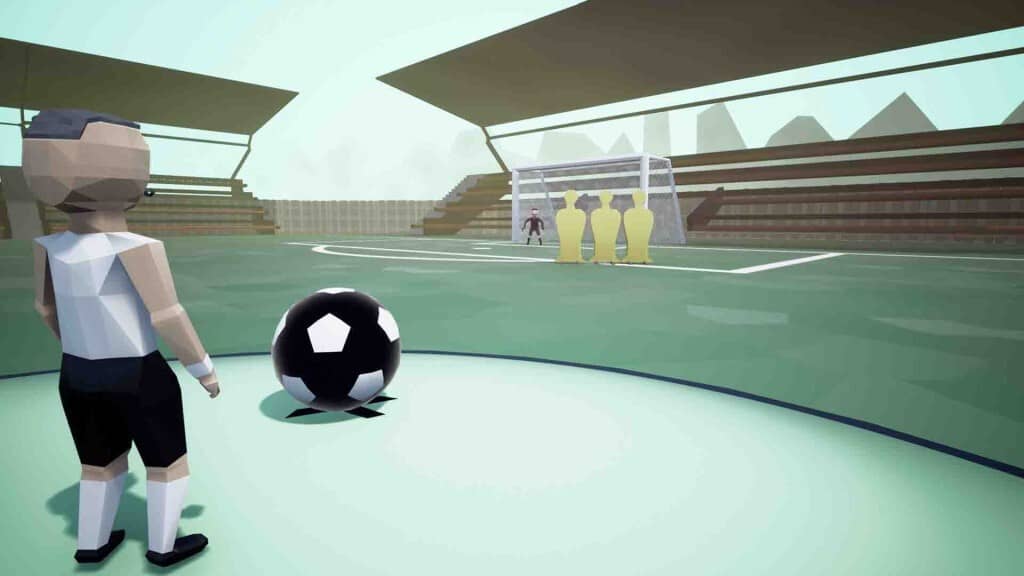 Bài tập sút phạt hàng rào trong Lucky Goal Lucky Goal gameplay đá phạt hàng rào cản phá trước khung thành