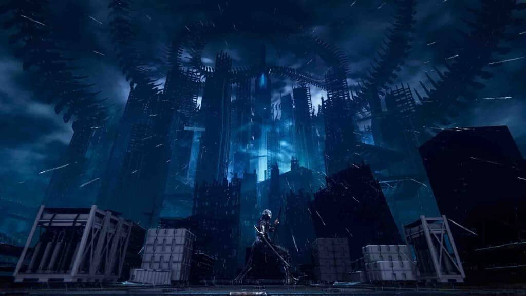 Bối cảnh thành phố u ám, tương lai trong game Ninja Gaiden 4