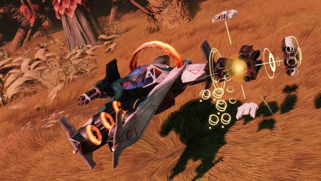 Cận cảnh tàu bay Starlink Battle for Atlas với nâng cấp vũ khí đang chiến đấu