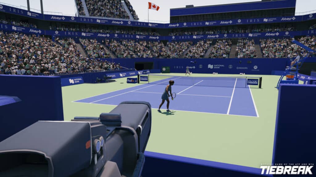 Gameplay TIEBREAK cú giao bóng sân cứng Canada