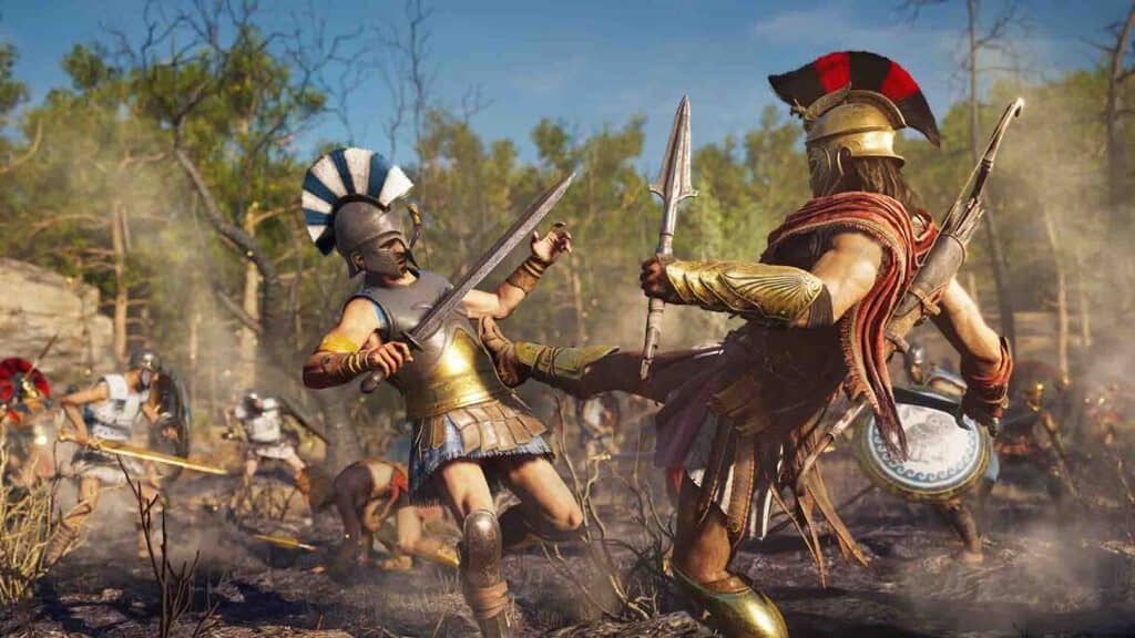 Kỹ năng Spartan Kick trong Assassin's Creed Odyssey Việt Hóa