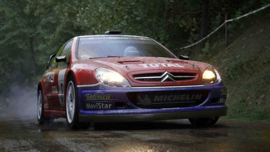 Gameplay Citroen Xsara WRC trên đường rally ướt Xe đua Citroen Xsara WRC Assetto Corsa Rally trên đường ướt