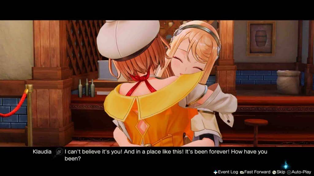 Tình bạn thân thiết giữa Ryza và Klaudia qua cutscene cảm động Cutscene cảm động với Ryza và Klaudia ôm nhau, thể hiện sự đoàn tụ trong Atelier Ryza 2