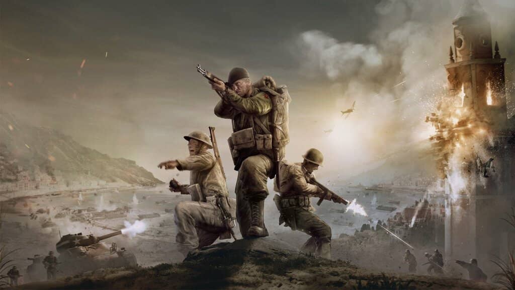 Company of Heroes 3 Chiến dịch đổ bộ Company of Heroes 3 lính Mỹ tấn công bãi biển D-Day