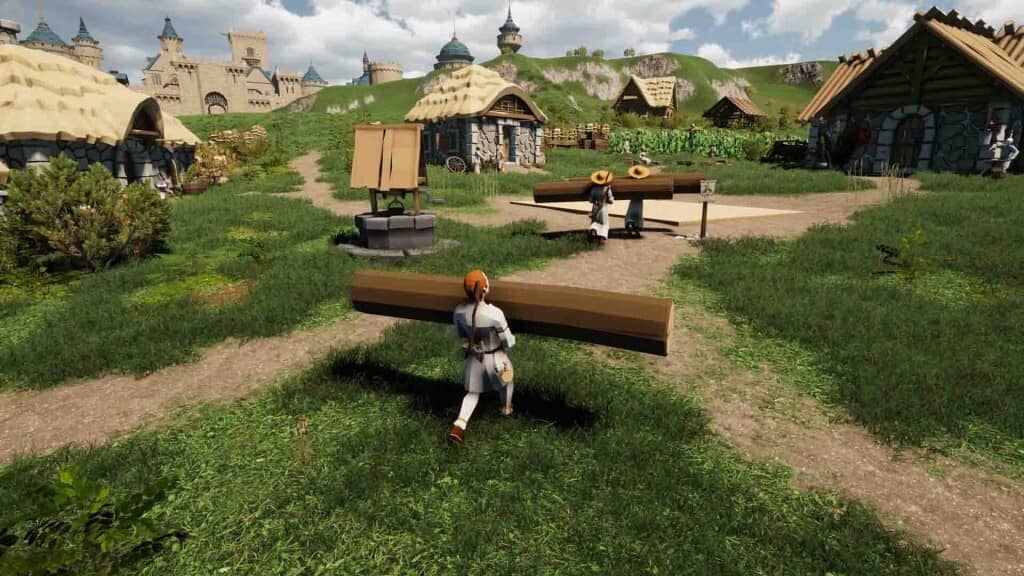 dungeons kingdoms xây dựng vận chuyển gỗ