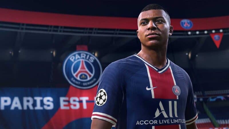 Chân dung Kylian Mbappé trong FIFA 20 Cầu thủ Kylian Mbappé của PSG trong game FIFA 20