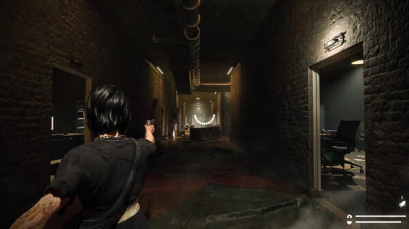 Khoảnh khắc nhân vật nữ chạy trốn trong Sofie The Echoes gameplay tốc độ cao