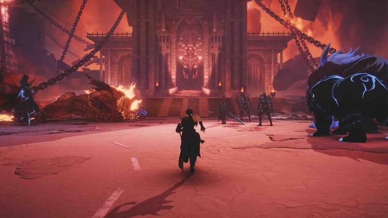 Solo Leveling ARISE Sung Jinwoo chay vao cong dungeon