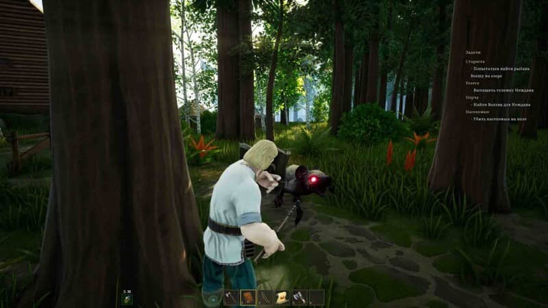 Thử thách đầu tiên: Đánh bại nhện máy ở bìa rừng YAR Forgotten Throne Gameplay chiến đấu: Nhân vật chính đối phó quái vật nhện máy trong rừng YAR Forgotten Throne
