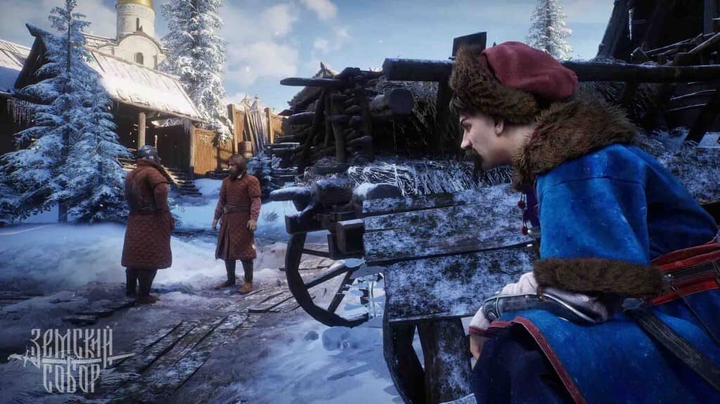 Cận cảnh nhân vật và tương tác trong Zemsky Sobor bối cảnh lịch sử