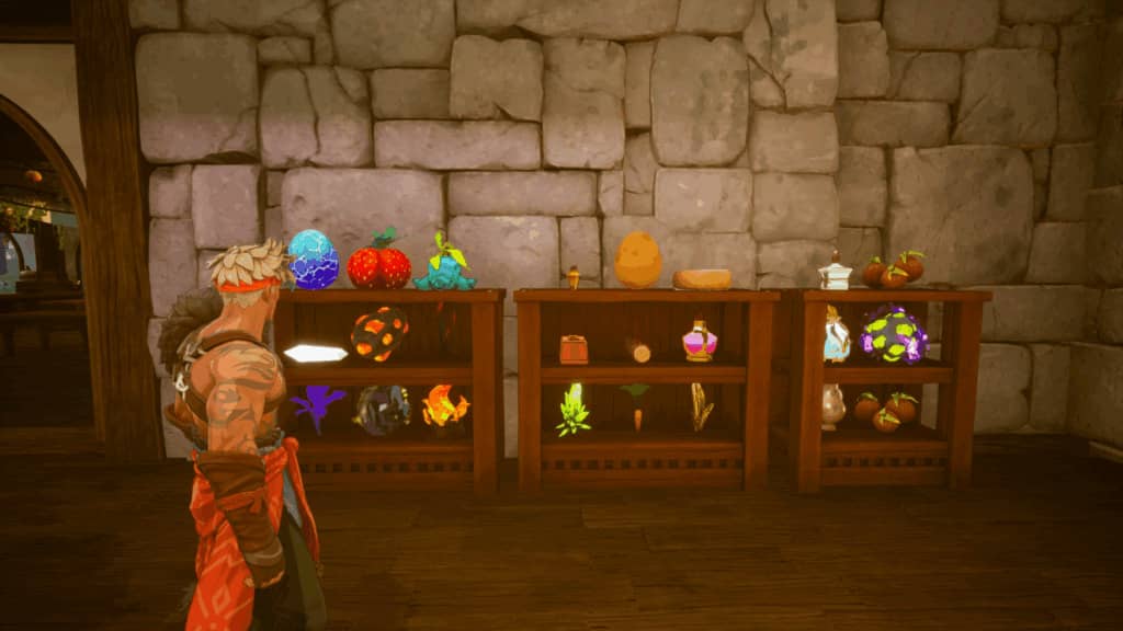 Cloudheim Inventory and Storage System Hệ thống kệ tủ trưng bày nguyên liệu và vật phẩm craft trong Cloudheim