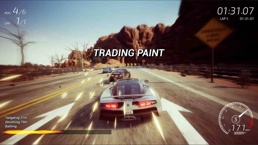 Lối chơi Trading Paint tốc độ cao trong Dangerous Driving