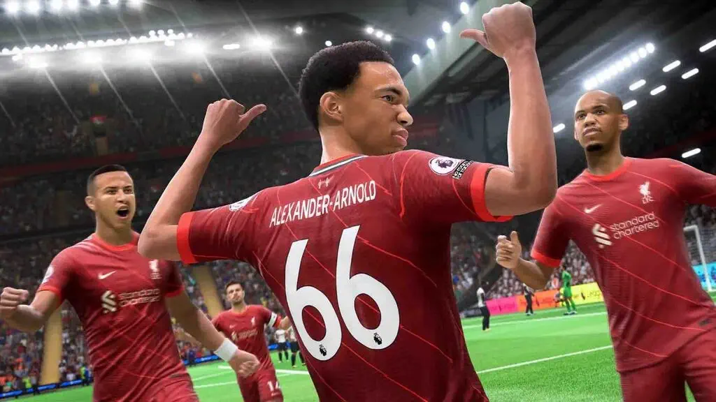 FIFA-22-Liverpool-Alexander-Arnold Trent Alexander-Arnold an mung trong game FIFA 22