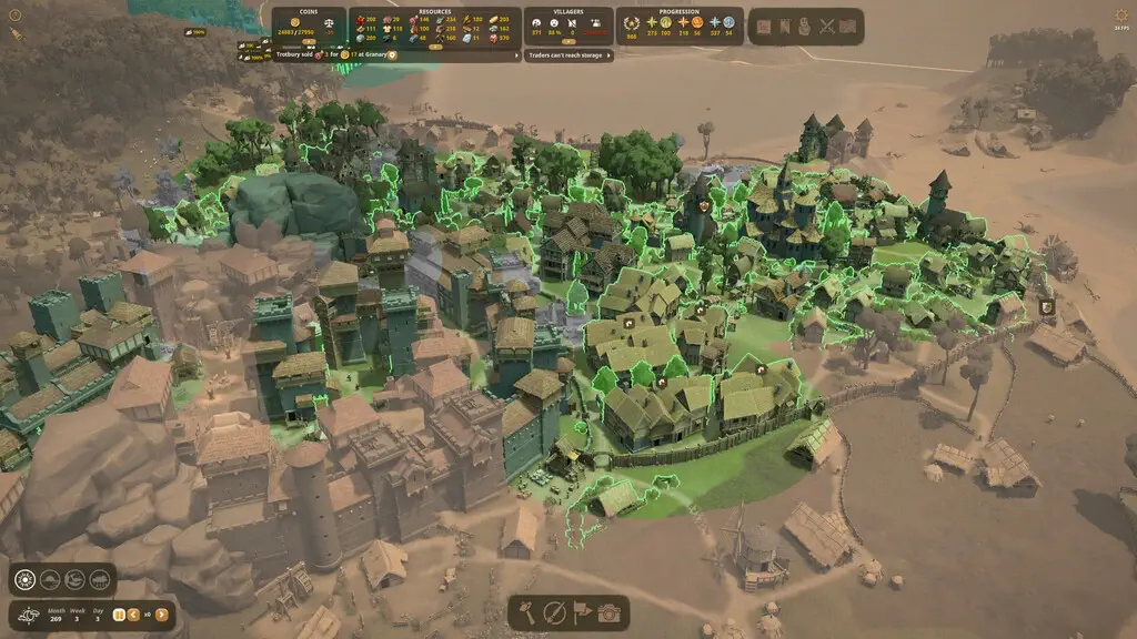 Bản đồ quy hoạch vùng xây dựng nhà ở trong Foundation