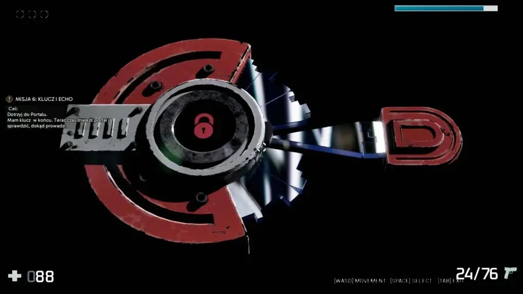 Giao diện chìa khóa cơ khí nhiệm vụ 6 game Kellan Graves Fallen