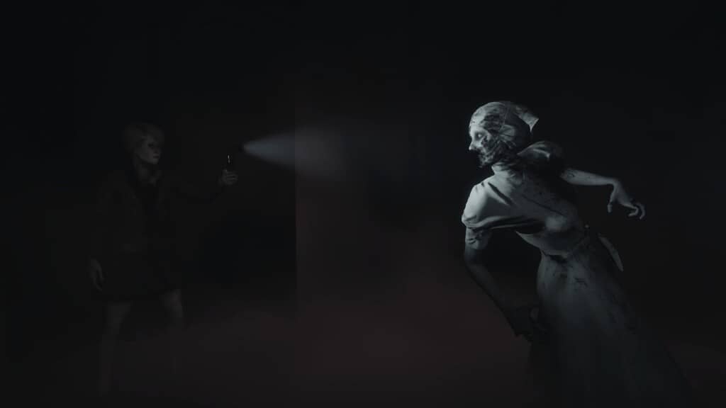 LockYourDoor nữ nhân vật đối diện quái vật y tá