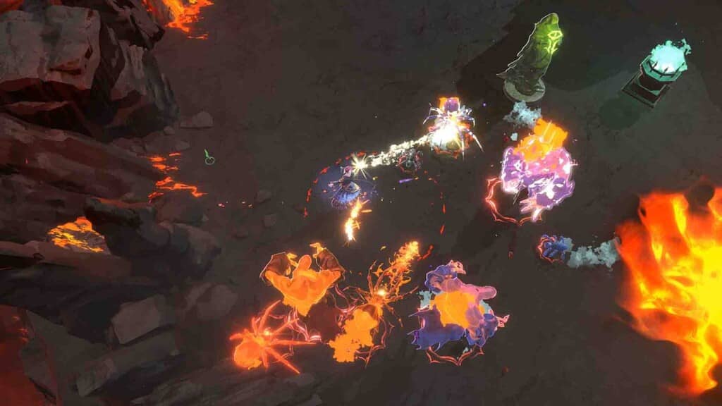 Shape-of-Dreams-chiến-đấu-hiệu-ứng-lửa Shape of Dreams gameplay chiến đấu boss lửa hiệu ứng kỹ năng