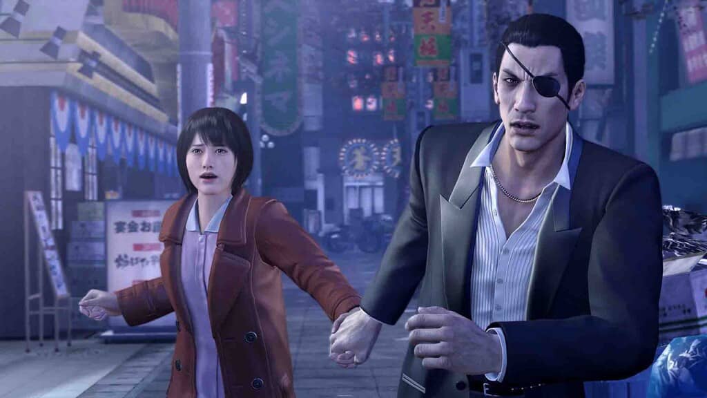 Gameplay Majima và Makoto Sotenbori Majima bảo vệ Makoto Makimura Yakuza 0 cốt truyện