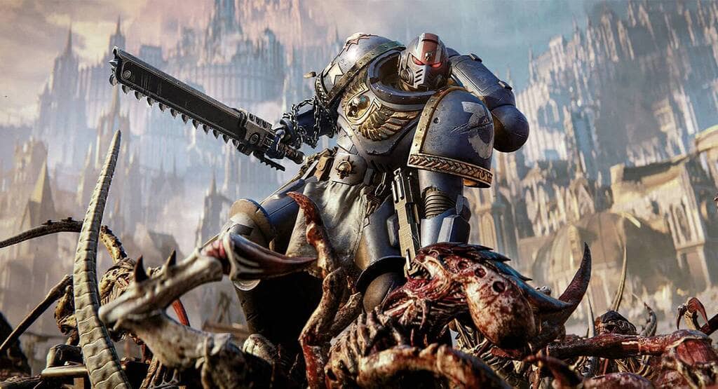 Toàn cảnh chiến trường Space Marine 2 đối đầu Tyranid